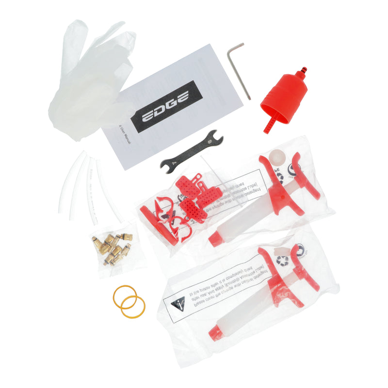 Load image into Gallery viewer, Edge ontluchtingsset schijfrem luxe - met metalen adapterset
