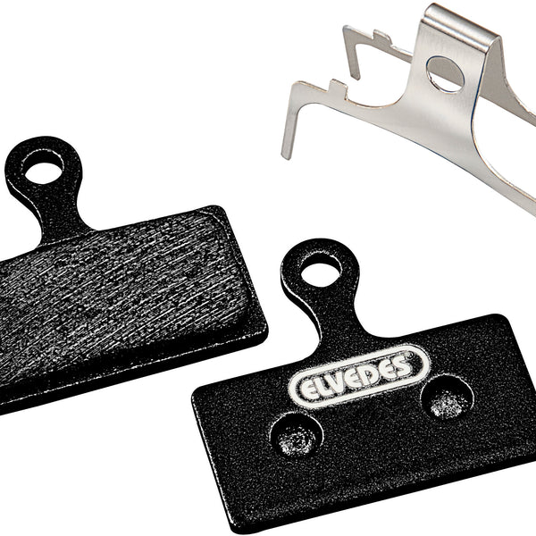 Disc brake pad set Elvedes metalic carbon Shimano miscellaneous (1 pair)