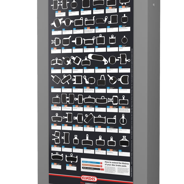 Disc Brake Pad Display Elvedes Discovery Starter Kit - Filled