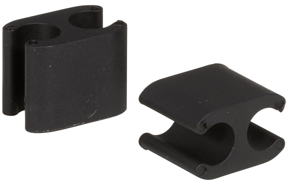 Cable Clips Elvedes Duo PVC for Shimano Di2 5.0mm + 2.5mm - Black (Pack of 50)