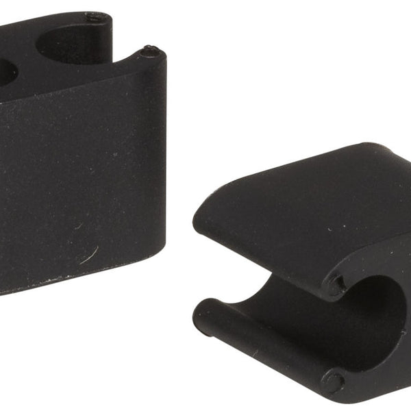 Cable Clips Elvedes Duo PVC for Shimano Di2 5.0mm + 2.5mm - Black (Pack of 50)