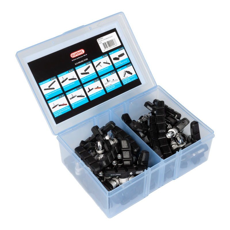 Load image into Gallery viewer, remblokken V-brake 60 mm zwart 25 stuks
