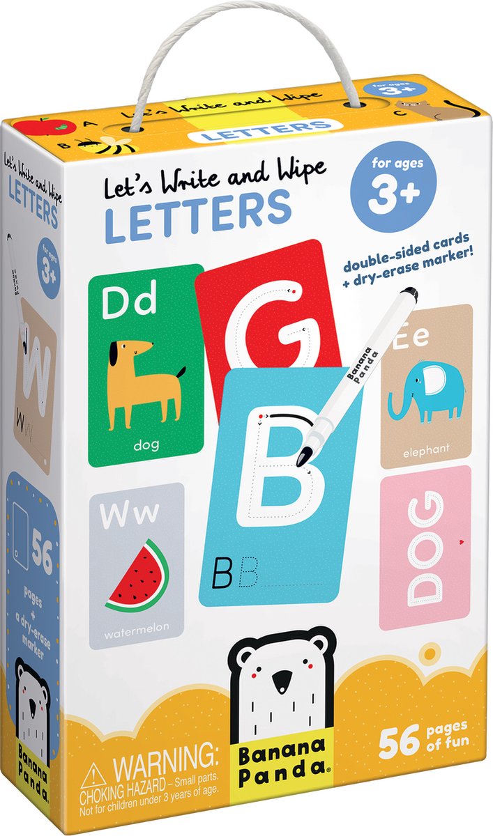 Load image into Gallery viewer, Banana panda laten we letters schrijven en wissen - educatief speelgoed 3+
