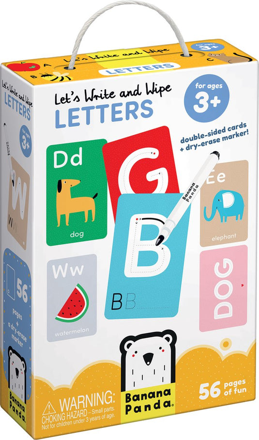 Banana panda laten we letters schrijven en wissen - educatief speelgoed 3+