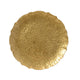 Decoris decobord kunststof slagwerklook ã˜33cm goud