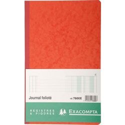 Franstalig notitieboek exacompta 80 vel zwart