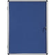 Vitrine bi-office 9xa4 sheets slot 6x76x103cm blauw