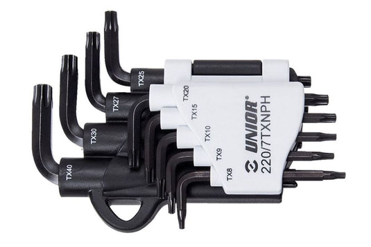 Unior grs torxset tr9-tr40 8dlg