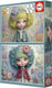 Educa legpuzzel flower girls - 2 puzzels van 100 stukjes karton.