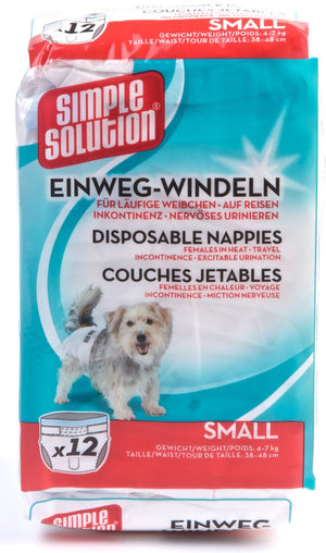 Simple solution wegwerp honden luier