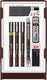 Rotring isograph-pennenset technische pen en vulpotlood collegeset | 3 pennen (0,2 mm, 0,3 mm, 0,5 mm) en mechanisch vulpotlood (0,5 mm) plus accessoires | 9 stuks
