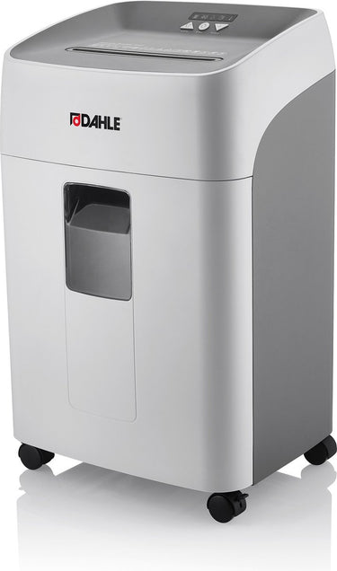 Dahle ® deskside 404p - papierversnipperaar - 4x35 mm snipper - 40l opvangbak - bladen max per 21 - p4 - nietjes bankkaarten paperclips cd's - continu 210 min - geluidsarm 60 db