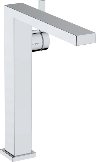 Hansgrohe tecturis e - wastafelkraan - ééngreeps bediening - coolstart energiebesparend - met afvoerplug - 240mm maat - chroom