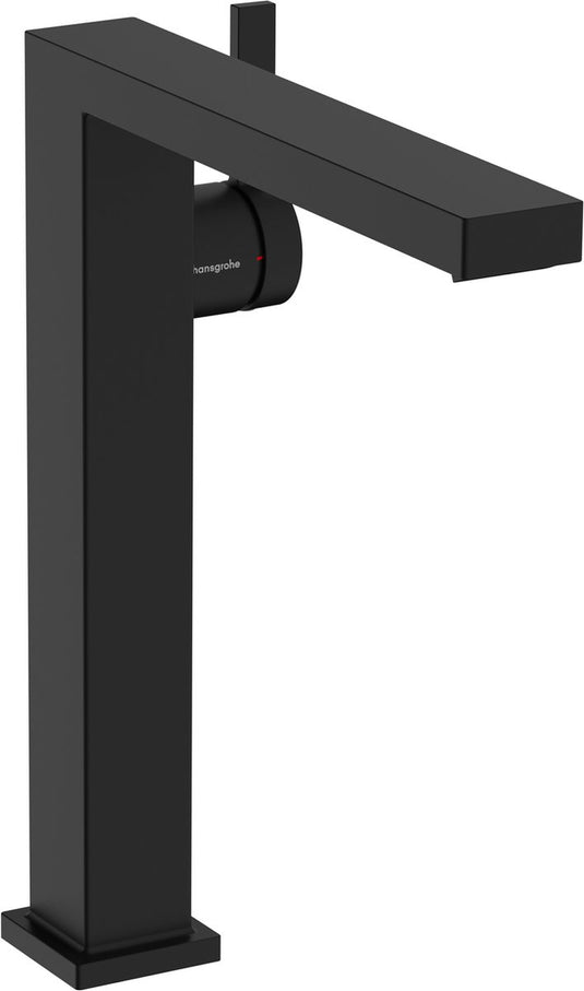 Hansgrohe tecturis e - wastafelkraan - ééngreeps bediening - coolstart energiebesparend - met afvoerplug - 240mm maat - mat zwart