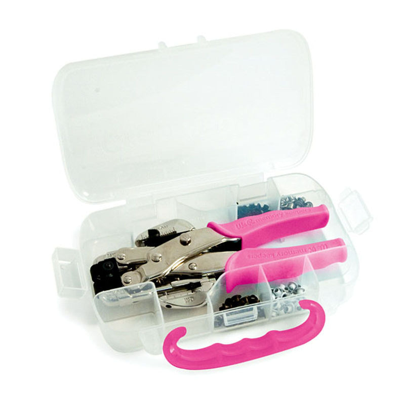 Load image into Gallery viewer, We r makers • crop-a-dile set in box pink
