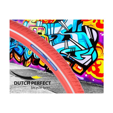 Dutchperfect Buitenband Dutch Perfect 28 x 1.40 40-622mm anti-lek rood met reflectie