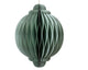 Decoris kersthanger van papier 100% fsc dia11x15cm groen