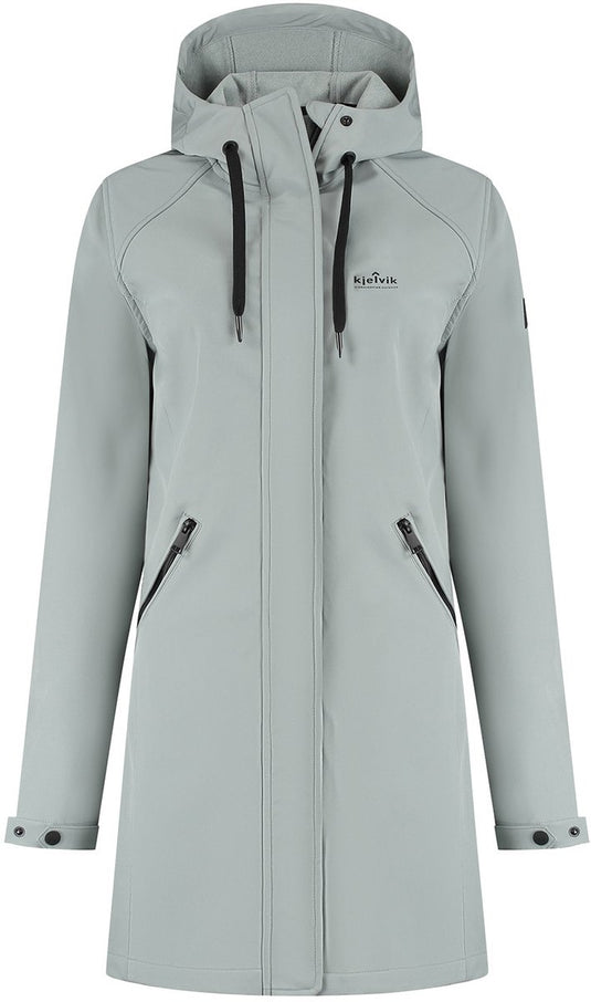 Kjelvik outdoorjas mila blauw