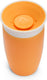 Munchkin miracle anti-lek 360° drinkbeker - sippy cup - oefenbeker voor baby en kind - 296ml - oranje