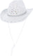 Smiffys kostuum hoed rhinestone cowboy hat wit