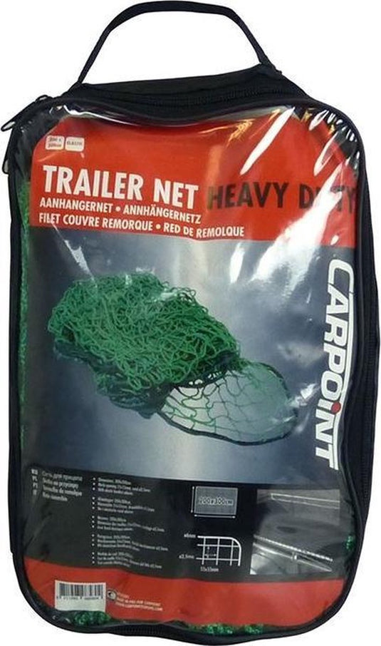 Carpoint aanhangernet – aanhangwagennet - elastische rand - 200x300cm