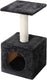 Ebi classic abey - krabpaal - zwart - 30 x 30 x 60 cm