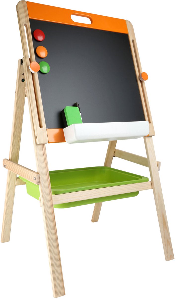Load image into Gallery viewer, Small foot - houten krijt- en magneetbord, 7dlg.
