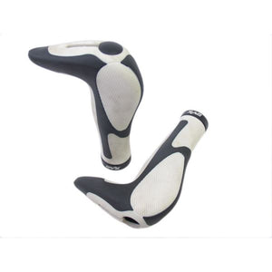 Ergotec handvatset x-act safety grip zwart wit 147mm