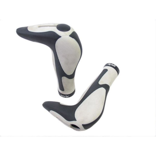 Ergotec handvatset x-act safety grip zwart wit 147mm