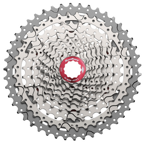 SunRace csmx3 10 speed cassette 11-42t. zilver metallic