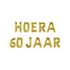 Paperdreams folie ballon slinger - hoera 60 jaar