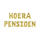 Paperdreams folie ballon slinger - hoera pensioen