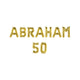 Paperdreams folie ballon slinger - abraham 50
