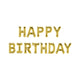 Paperdreams folie ballon slinger - happy birthday