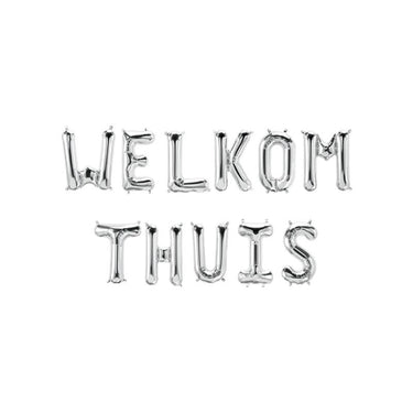 Paperdreams folie ballon letterslinger - welkom thuis