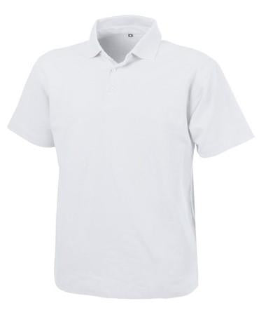 Dassy polo shirt leon katoen wit l