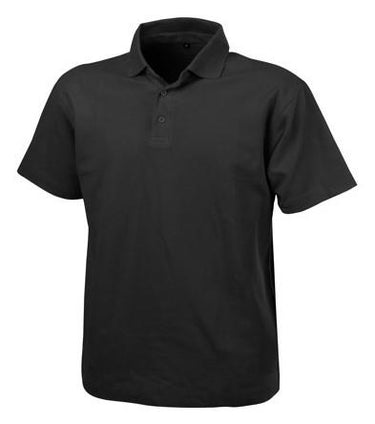 Dassy polo shirt leon katoen zwart s