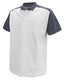 Dassy polo shirt cesar katoen wit grijs xl