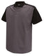 Dassy polo shirt cesar katoen grijs zwart s