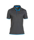 Dassy polo orbital grijs azuurblauw l