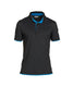 Dassy polo orbital zwart azuurblauw s