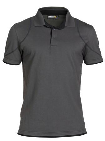 Dassy polo orbital grijs zwart xxl