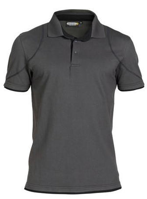 Dassy polo orbital grijs zwart l