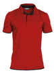 Dassy polo orbital rood zwart xs