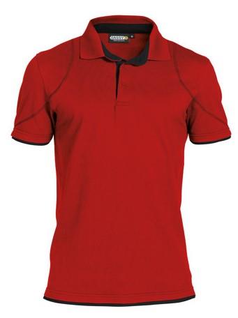 Dassy polo orbital rood zwart 3xl