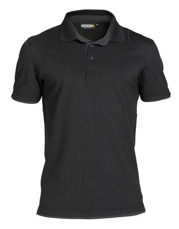 Dassy polo orbital zwart grijs m