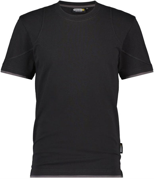 Dassy t-shirt kinetic zwart grijs xxl