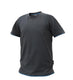 Dassy t-shirt kinetic grijs azuurblauw l