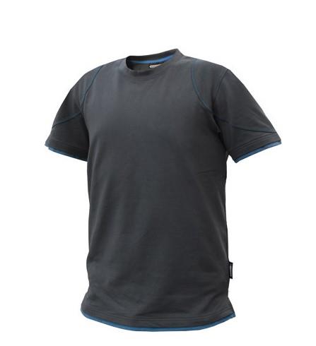 Dassy t-shirt kinetic grijs azuurblauw xs