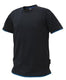 Dassy t-shirt kinetic zwart azuurblauw 3xl
